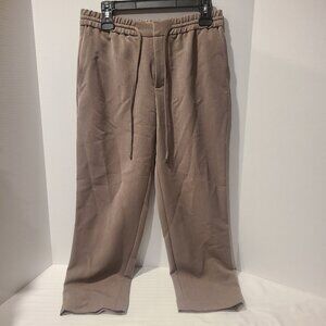 Waist 29-Jessica Simpson Pull On Casual Pants Cropped Trouser-Pockets-Drawstring